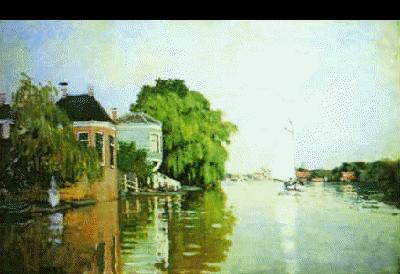 Claude Monet Landscape near Zaandam